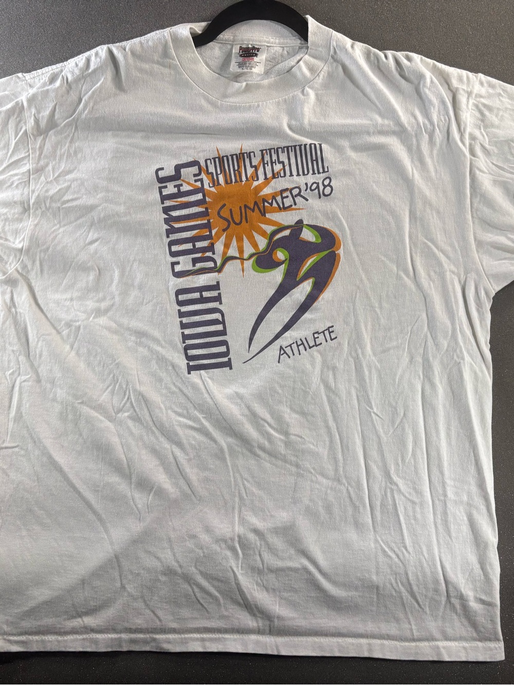 Vintage 1998 Iowa Games Sports Festival T-Shirt Men’s XL USA Made